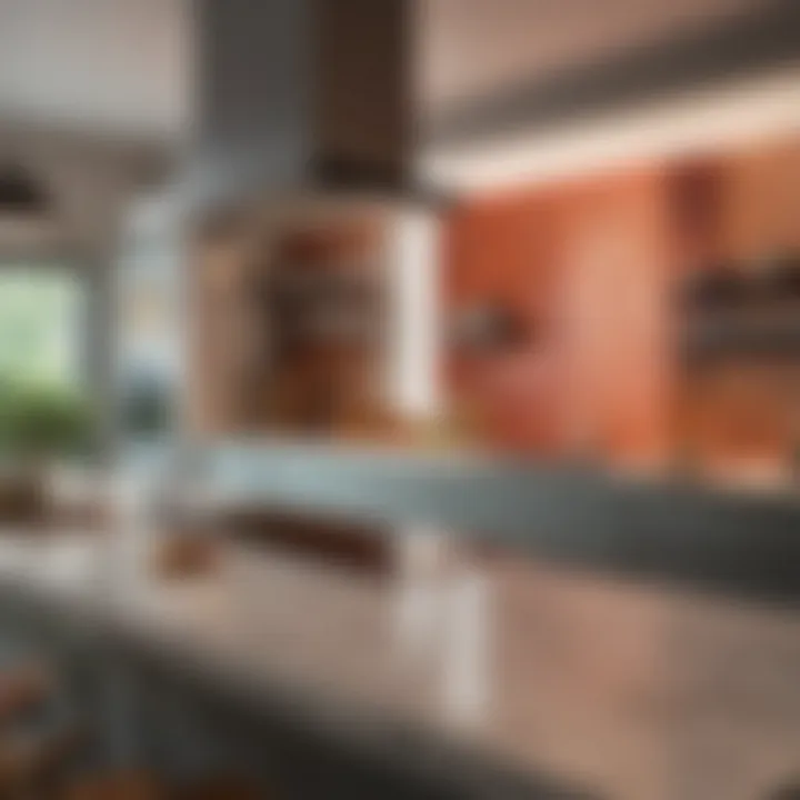 Cohesive color palette creating harmony in the kitchen