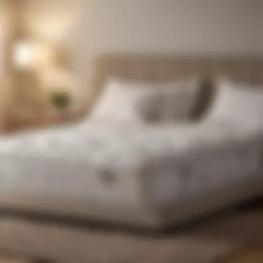 Visual representation of different mattress firmness levels