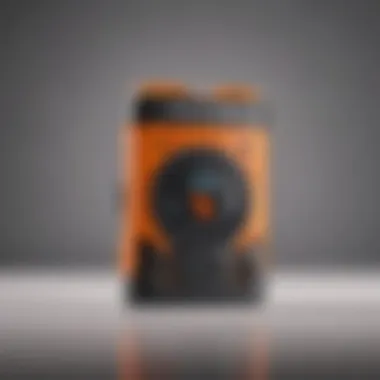Battery life indicator of the Shark WandVac in use