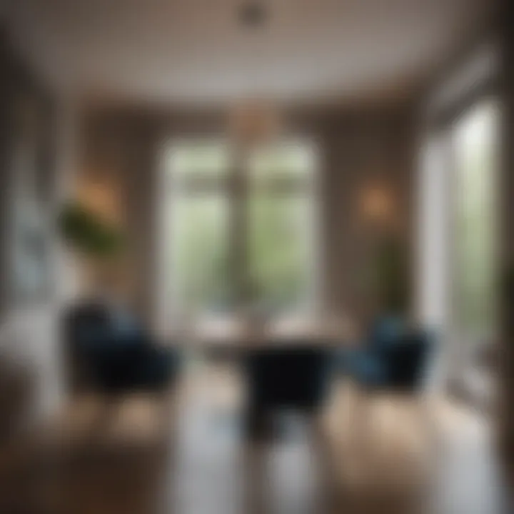 Elegant dining area integrating style and functionality