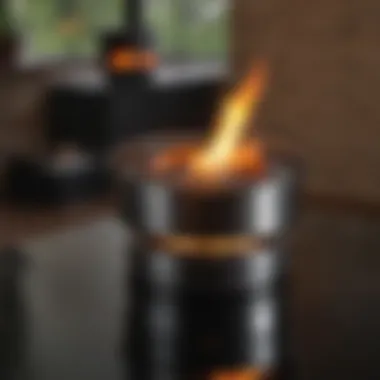 A close-up of Solo Stove's innovative design features