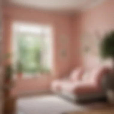 Creating a Relaxing Space: The Nook of Pastel Comfort A cozy reading nook adorned with pastel colors promoting relaxation