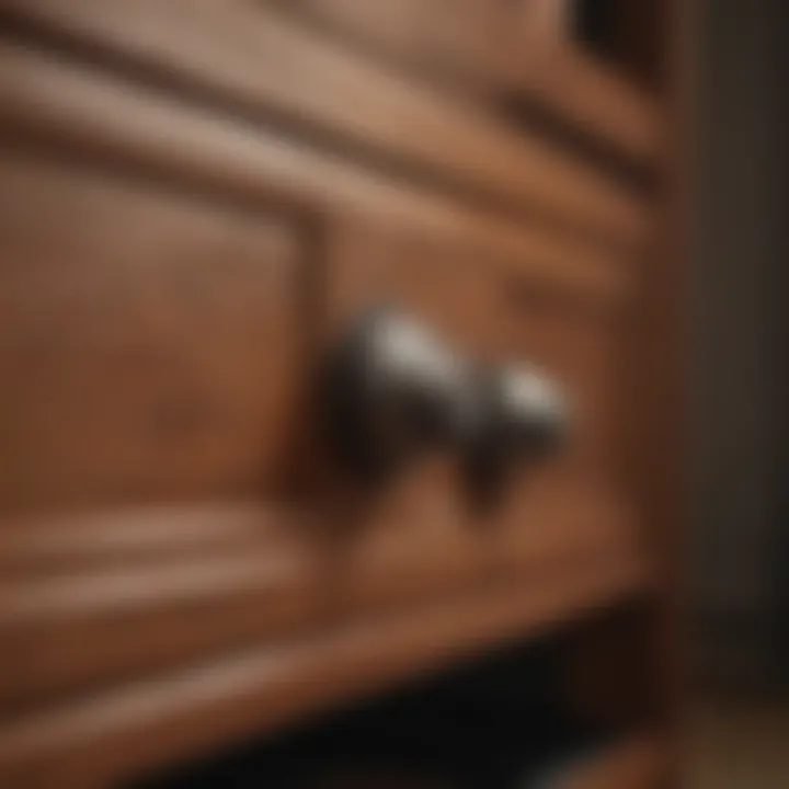 Precision spraying technique applied on cabinet doors
