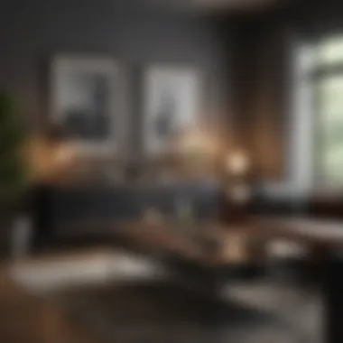 Stylish Accessories in Living Room Stylish accessories complementing living room design.