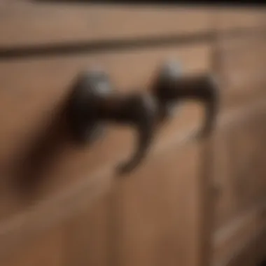 Aesthetic Cabinet Handle Variations Aesthetic variations of cabinet handles displayed together