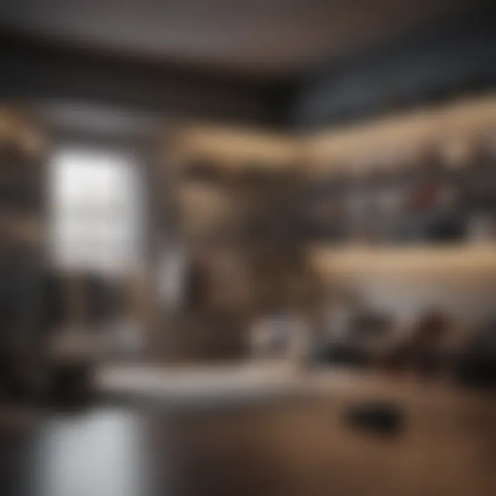 A minimalist approach to clothing organization with limited pieces