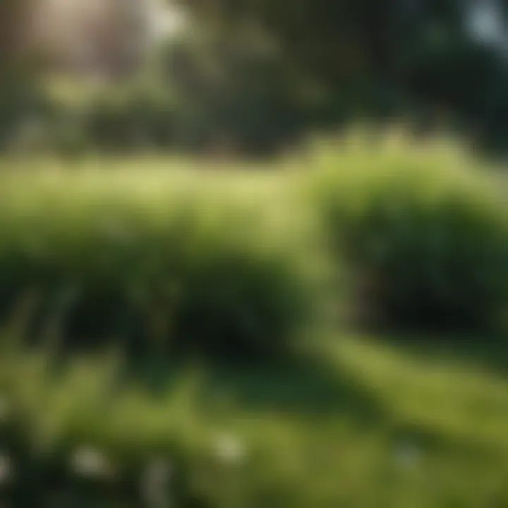 Diverse grass species for optimal lawn aesthetics
