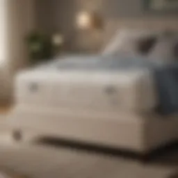 A Tempur-Pedic mattress demonstrating dual-sided design