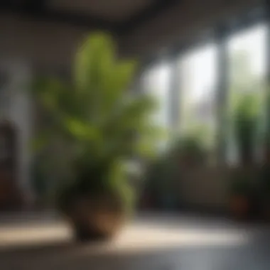 Air quality improvement with indoor plants