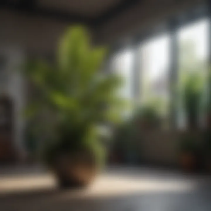 Air quality improvement with indoor plants