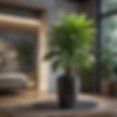 Lush indoor plant enhancing living space