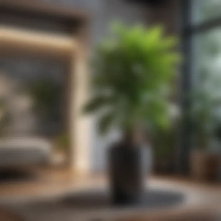 Lush indoor plant enhancing living space