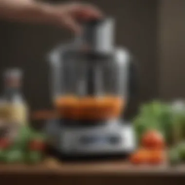 Mastering Ingredients with Precision Cuisinart food processor in action with fresh ingredients