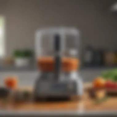 Aesthetically Pleasing Food Processor Sleek design of a modern Cuisinart food processor