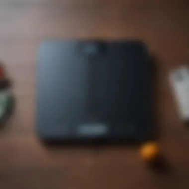 Fitness Scale with Smartphone Integration Fitness scale highlighting weight tracking features with smartphone integration