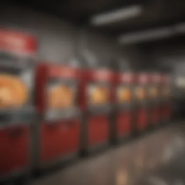 An array of different pizza machines highlighting their unique functionalities.