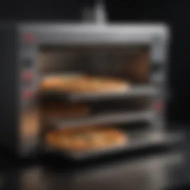 Close-up of essential features on a pizza machine, illustrating quality and functionality.