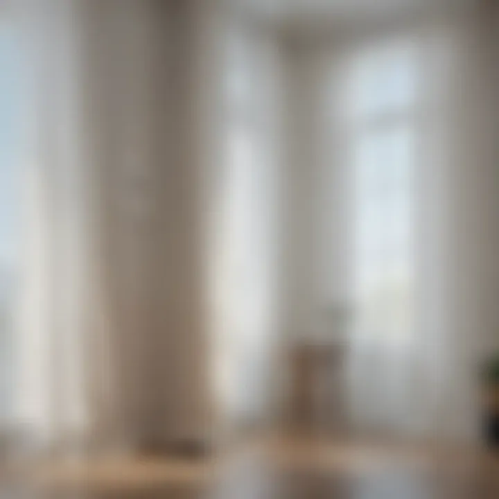 Maintenance tips for keeping white curtains pristine
