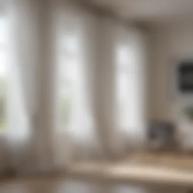 Selection criteria for choosing white curtains