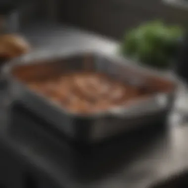 Durable Materials for Heavy Roasting Pans Various materials used in heavy roasting pans, highlighting durability