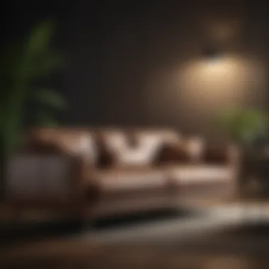 Luxurious Lounge Sofa Design Elegant lounge sofa showcasing premium materials
