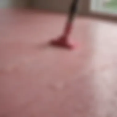 The Unique Texture of The Pink Stuff Grout Cleaner Close-up view of The Pink Stuff grout cleaner showcasing its creamy texture