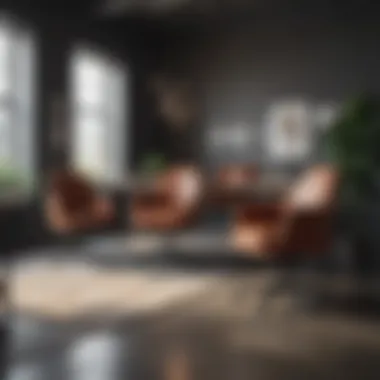 Sophisticated Office Vibes with Matching Chairs Stylish matching chairs contributing to a sophisticated office environment