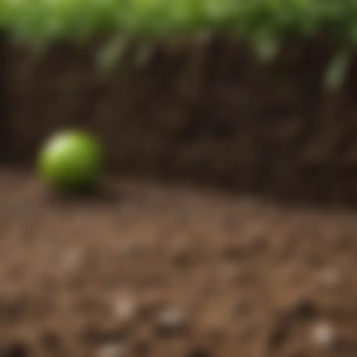 Diagram illustrating the benefits of lime treatment on soil health