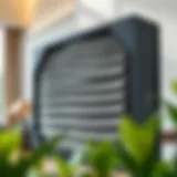 Detailed illustration of HEPA filter structure