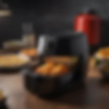 Culinary Versatility of Air Fryers A variety of dishes prepared using an air fryer, highlighting culinary versatility