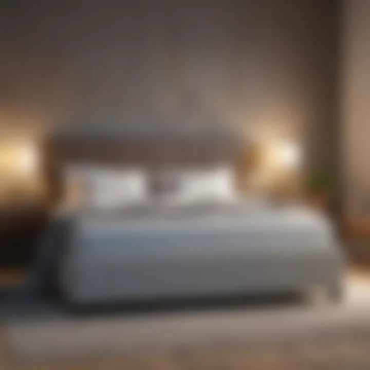 Comparison chart of standard bed sizes