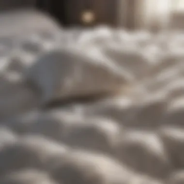 Comparison of different comforter materials