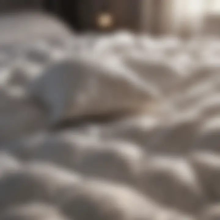 Comparison of different comforter materials