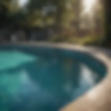 A chart illustrating ongoing maintenance costs for pools