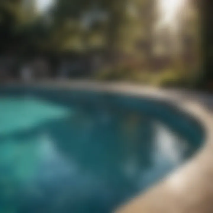 A chart illustrating ongoing maintenance costs for pools