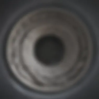 Lint Buildup in Dryer Vent Visual representation of lint buildup in a dryer vent