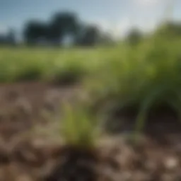 Ideal temperature range for grass seed germination