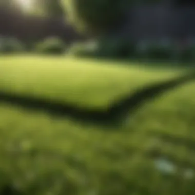 Healthy Lawn Comparison: Before and After Grub Treatment Healthy lawn comparison before and after grub treatment