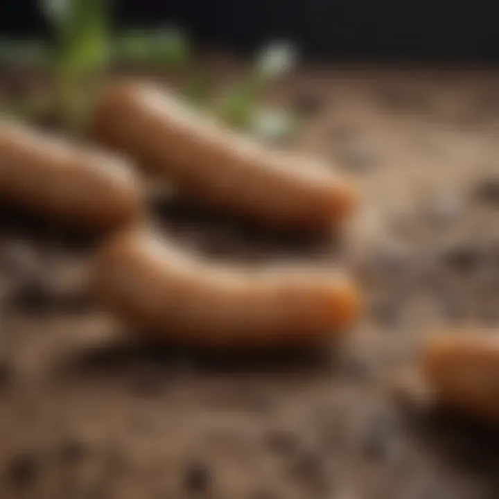 Lifecycle stages of grubs