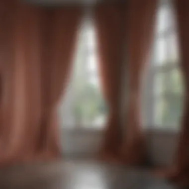 Variety of Drape Styles for Different Aesthetics Diverse drape styles displayed on a stylish window