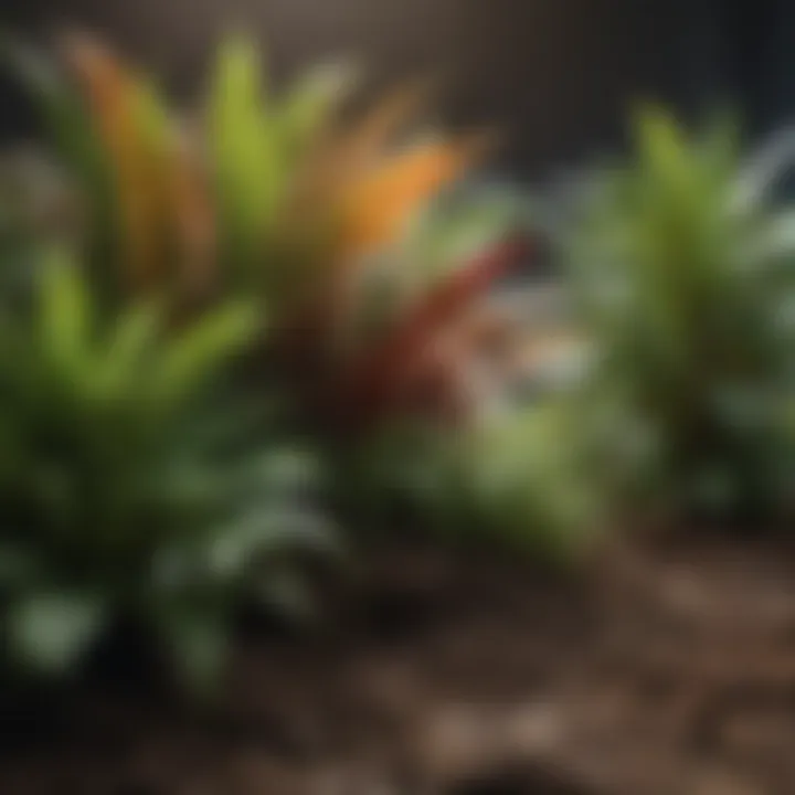Diverse plants thriving in various pH levels