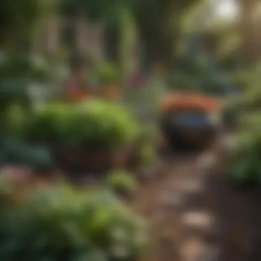 Cultivating a pH-Savvy Garden Healthy garden showcasing pH-conscious planting