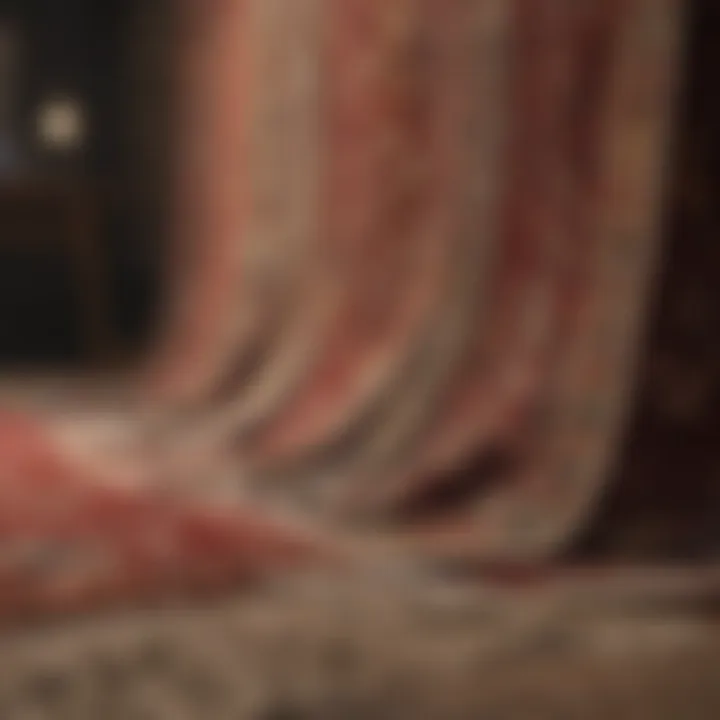 Visual representation of carpet wear over time