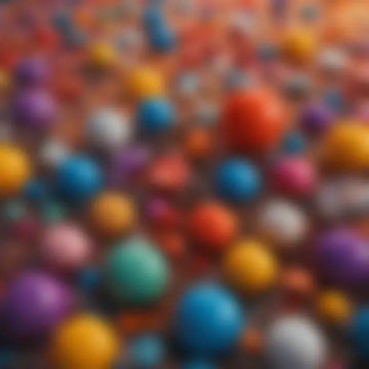 An abstract painting with bold colors representing happiness.