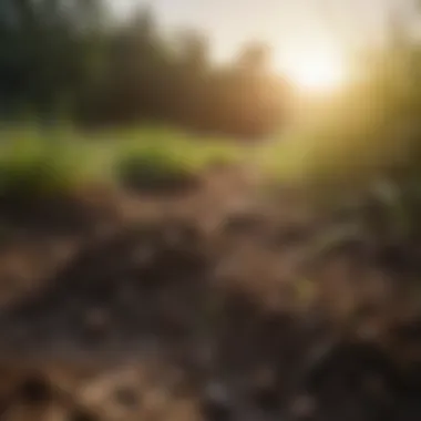 Healthy Soil for Grass Growth Healthy soil composition promoting grass growth