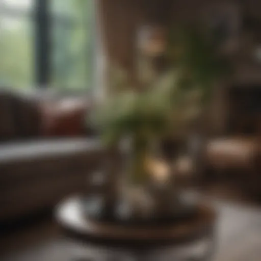 Elegant coffee table arrangement with stylish decor and ample space