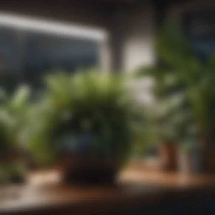 Close-up of indoor plants thriving in Vermihut Plus