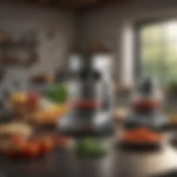 A variety of food processors showcasing different styles and functionalities