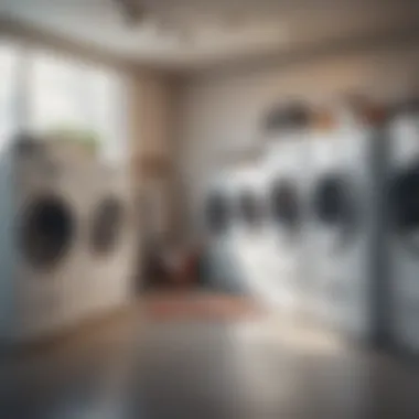 Exploring Different Types of Clothes Dryers A variety of clothes dryers displayed in a showroom setting