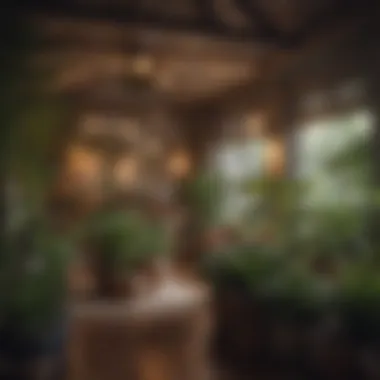 A community gathering for a plant swap event